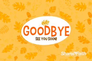 Harvest Party Farewell Motion Graphic