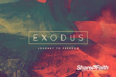 Exodus Sermon Motion Graphic