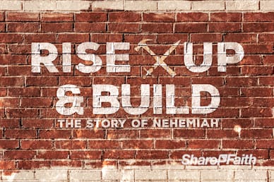 Rise Up And Build Sermon Motion Graphic