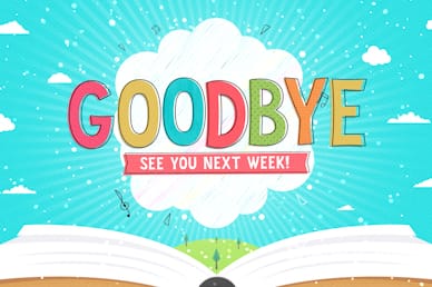 Kid's Church Service Goodbye Video Loop