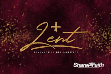Lenten Season Service Bumper Video