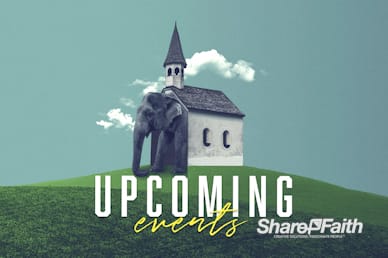 The Elephant In The Church Announcements Video Loop