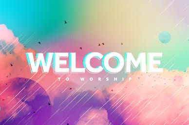 Vision Sunday Bright and Colorful Church Sermon Welcome Video
