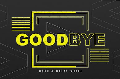 We > Me Goodbye Motion Graphic