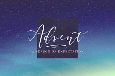 Advent Season of Expectation Church Motion Graphic