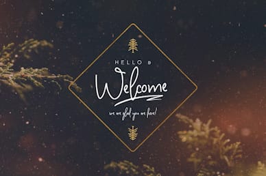 Very Merry Christmas Welcome Motion Graphic