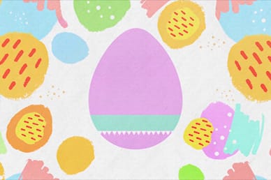 Easter Egg Hunt No Text Motion Graphic
