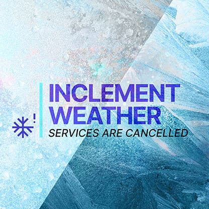 Inclement Weather: Social Media Graphics