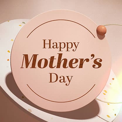 Mother's Day Terrazzo: Social Media Graphics