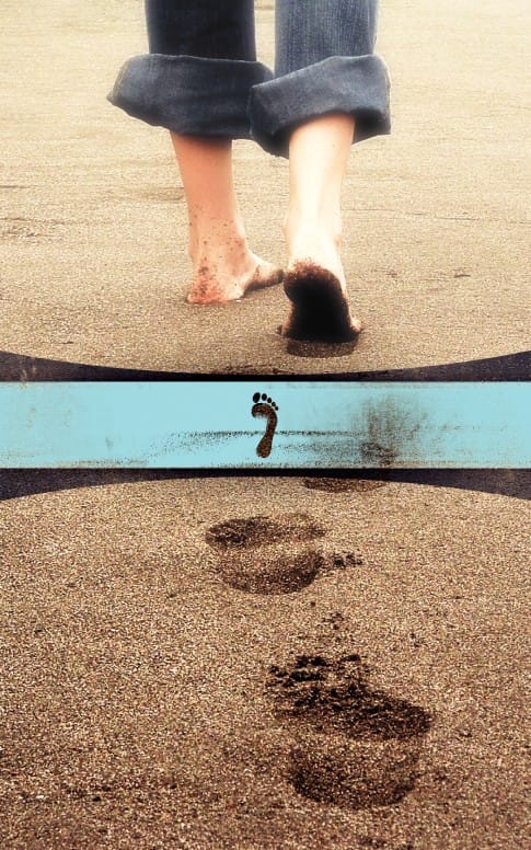 Footprints In the Sand Bulletin Cover