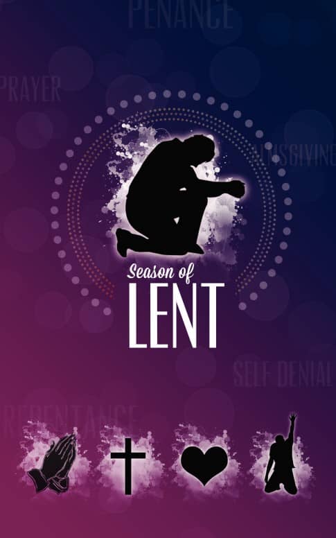 Season of Lent Church Bulletin