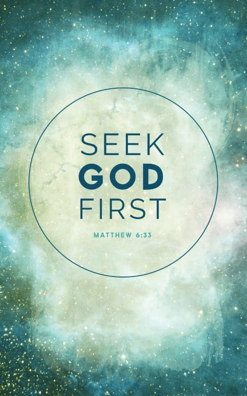 Seek The Kingdom of God First Bulletin Cover