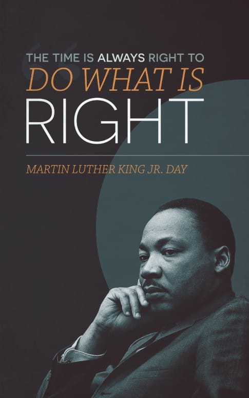 Martin Luther King Jr Day Ministry Bulletin
