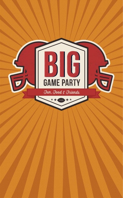 Big Game Party Ministry Bulletin