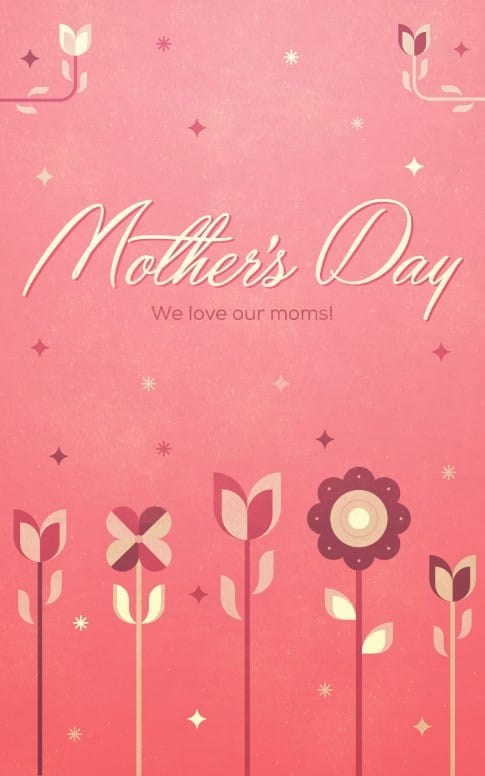 Mother's Day Christian Sermon Bulletin