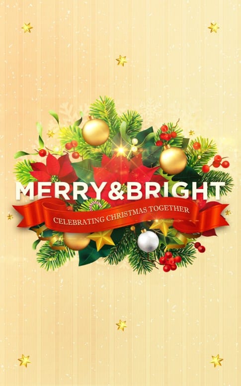 May Your Days Be Merry And Bright Christmas Bulletin