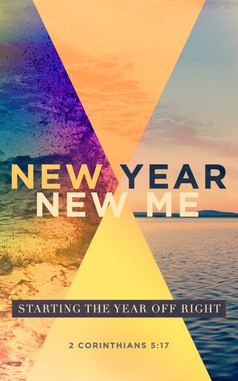 New Year New Me Church Bulletin