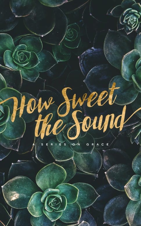 How Sweet The Sound Church Bulletin Cover Template