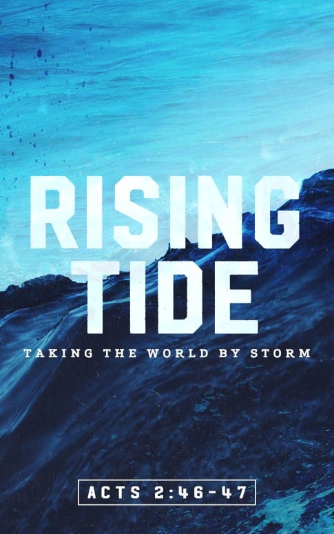 Rising Tide Church Bulletin Cover