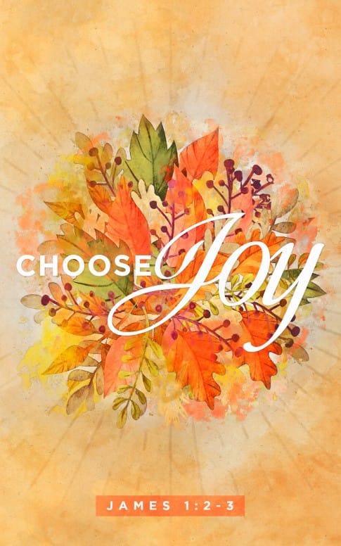 Choose Joy Church Bulletin Cover