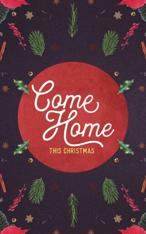Come Home This Christmas Church Bulletin