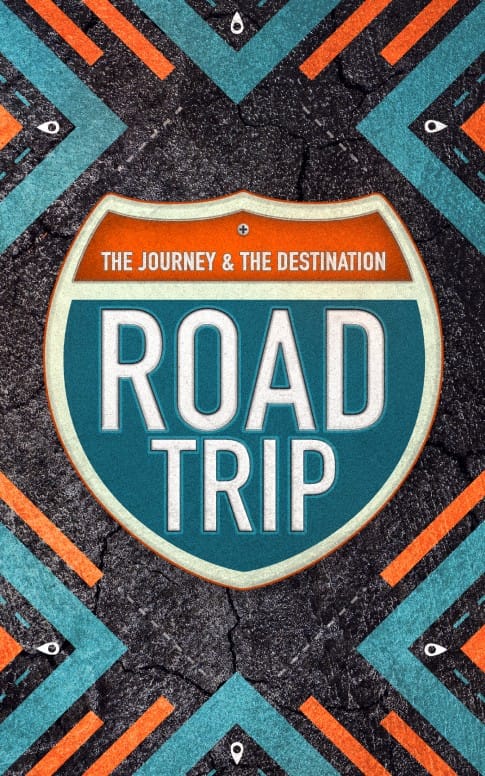 Road Trip Church Retreat Bulletin Cover