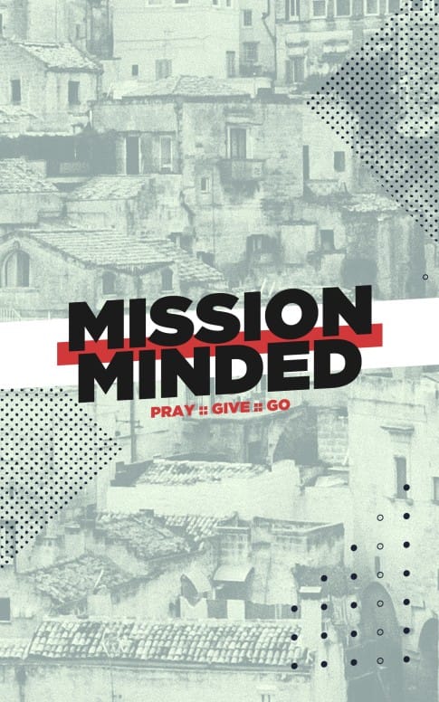 Mission Minded Church Bifold Bulletin