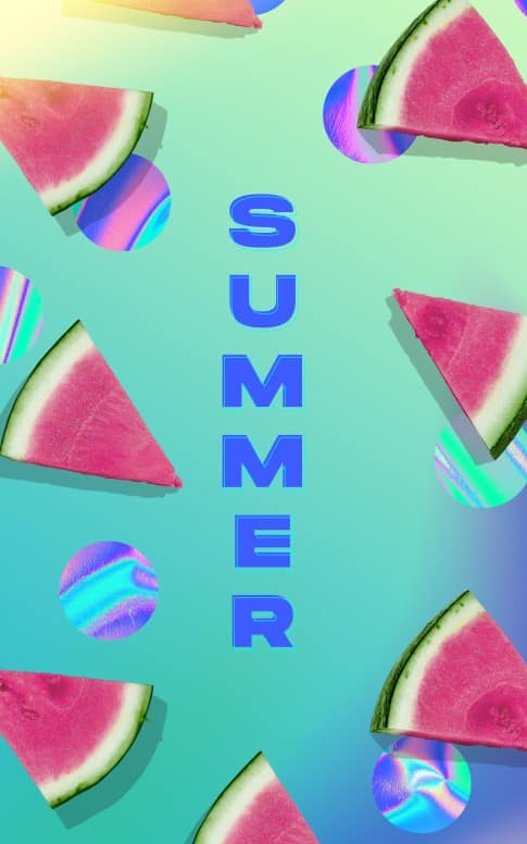 Summer Watermelon Church Bifold Bulletin