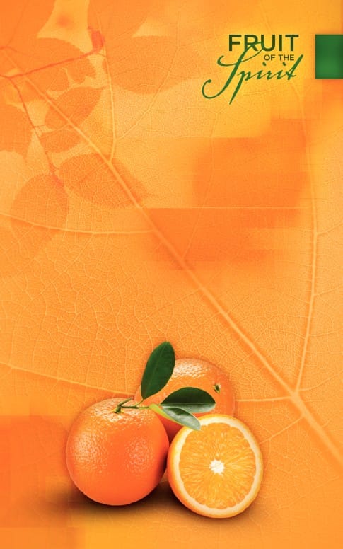 Orange Fruit Of The Spirit Bulletin Cover