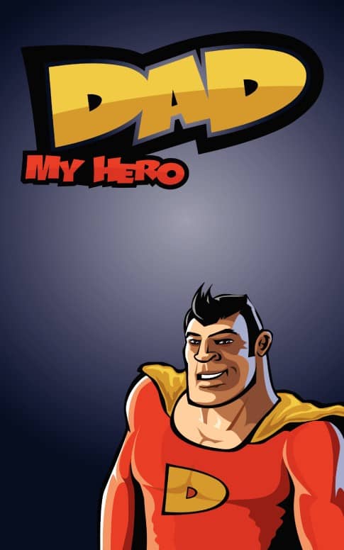 Super Dad Father's Day Bulletin Cover