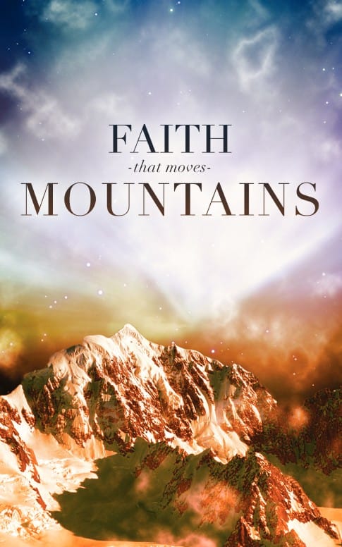 Faith That Moves Mountains Church Program Cover