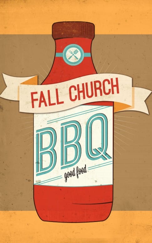 Fall Church BBQ Program Cover