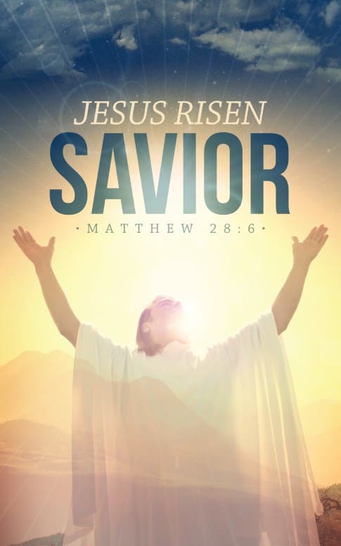 Jesus Risen Savior Christian Bulletin