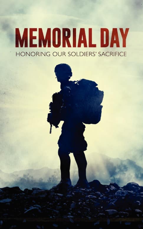 Memorial Day Bulletin Cover For Memorial Day Service