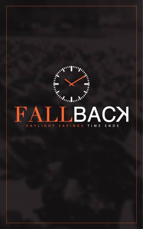 Fall Back Daylight Savings Ministry Bulletin
