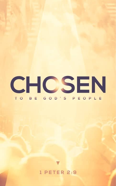 Chosen to Be God's People Church Bulletin Cover