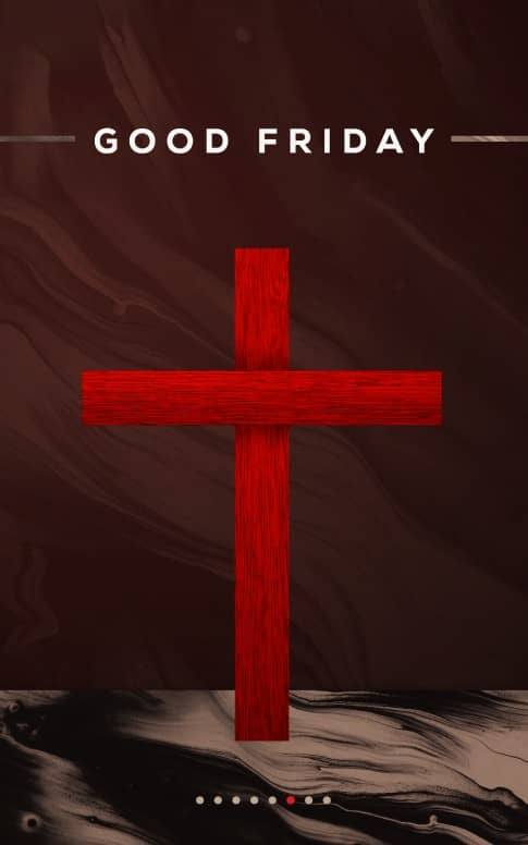 Good Friday Modern Church Bulletin