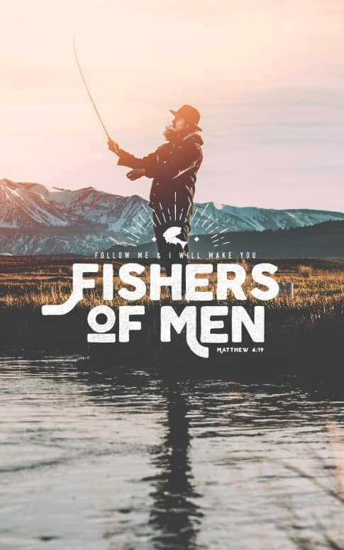 Fishers of Men Church Bulletin Cover