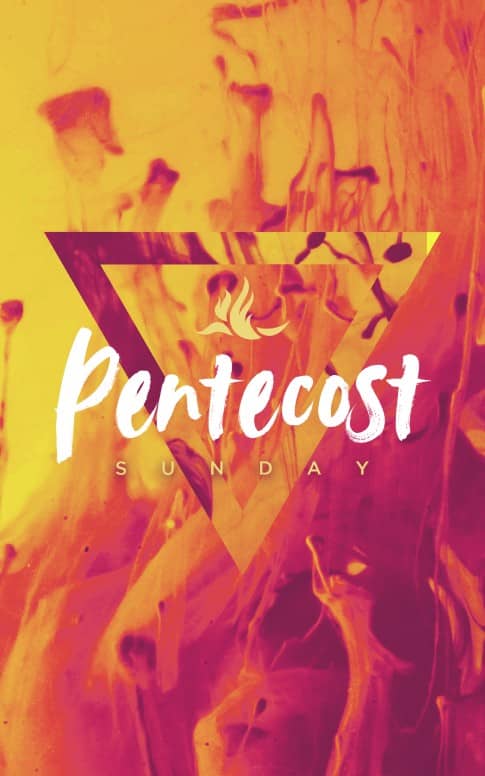 Pentecost Sunday Sermon Bulletin Cover