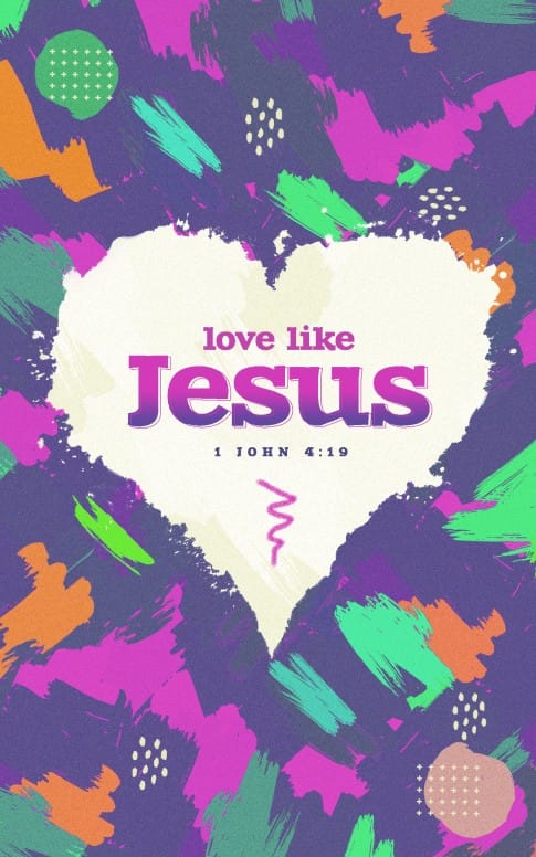 Love Like Jesus Church Bifold Bulletin