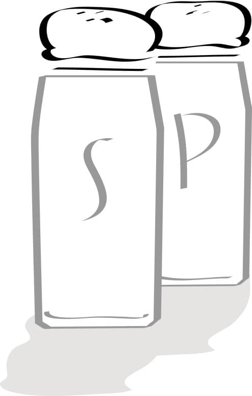 Salt and Pepper for the Table