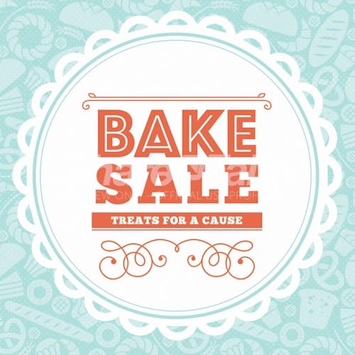Bake Sale Social Media Graphic