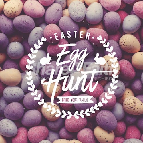 Easter Egg Hunt Social Media Graphic
