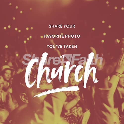 Church Photo Social Media Graphic
