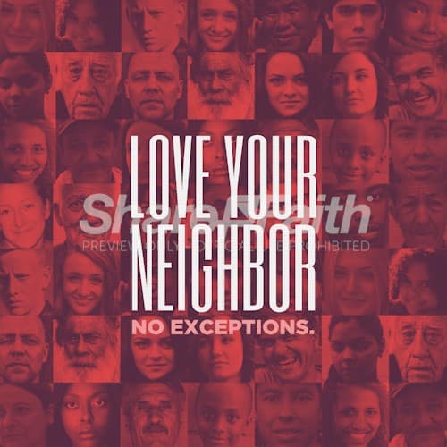 Love Your Neighbor Social Media Graphic