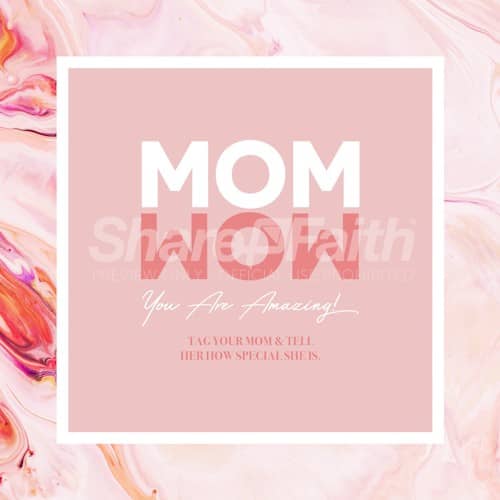 Mom Wow Mother's Day Social Media Graphic