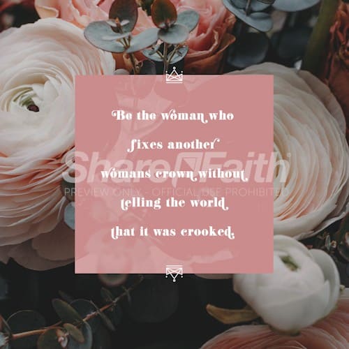 Woman's Crown Social Media Graphic