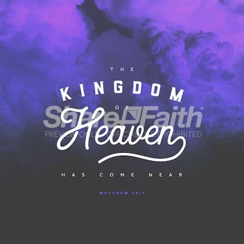 Kingdom Of Heaven Dark Clouds Social Media Graphic