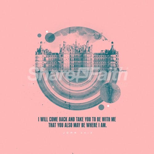 Be Where I Am Bible Verse Kingdom Graphic