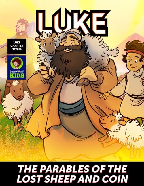 Luke 15 The Parables of the Lost Sheep Digital Comic